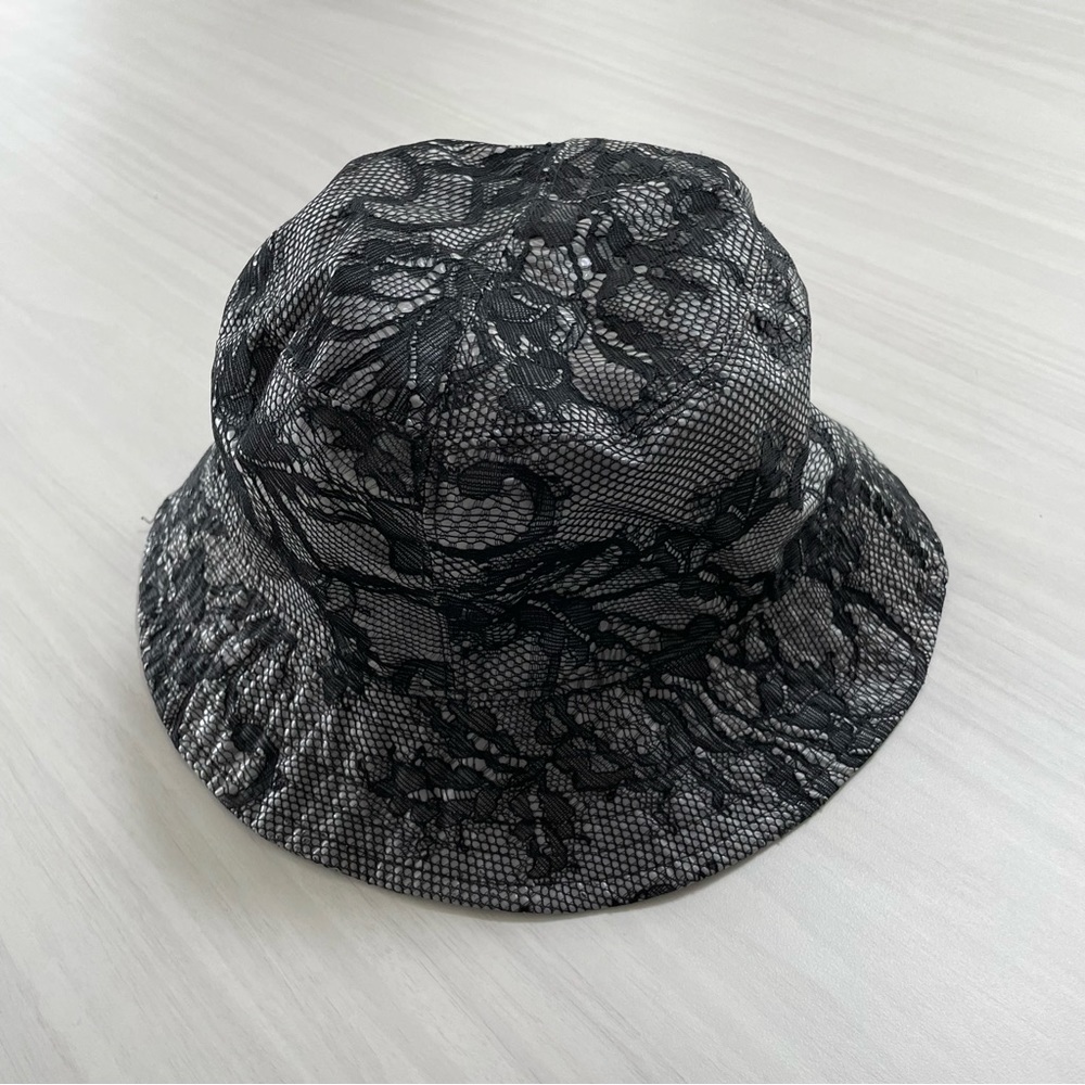 Valentino Garavani Floral Lace and Canvas Bucket Hat